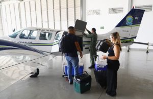 Cada minuto conta: rapidez no transporte aéreo de órgãos dá esperança a pacientes em MS