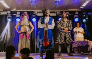 Carreta-palco do Cultura MS chega à região central