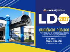 Prefeitura de Naviraí convoca sociedade para Audiência Pública sobre a LDO 2027
