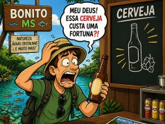 Bonito tem cerveja a R$ 27 no feriado e assusta turista