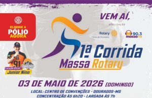 Com vagas preenchidas, Corrida Massa Rotary movimenta Dourados no fim de semana
