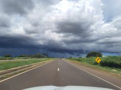 Frente fria avança sobre MS e provoca tempestades, ventos fortes e queda brusca nas temperaturas