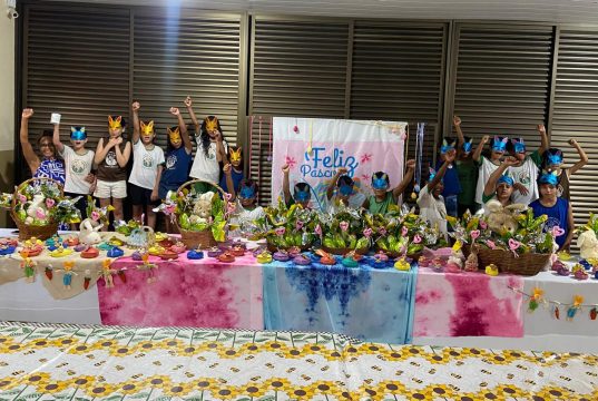 Ceia tem festa de Páscoa e divulga vídeo com encenação da morte de Cristo