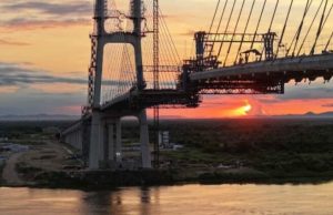 Faltam menos de 30 metros para ´fechamento do vão´ da Ponte Bioceânica sobre o rio Paraguai