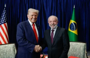 Comércio e crime organizado serão temas da reunião entre Lula e Trump