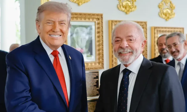Trump e Lula na casa branca