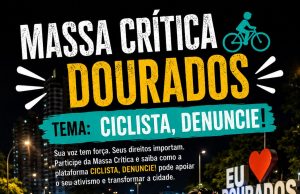Ciclistas são convidados para o encontro mensal da Massa Crítica em Dourados