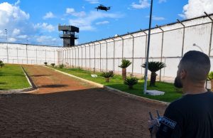 Polícia Penal utiliza drones para ampliar a vigilância na Penitenciária de Dourados