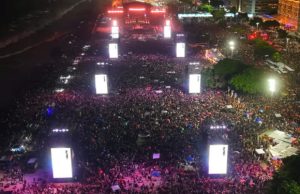 2 milhões de pessoas assistem ao show de Shakira em Copacabana
