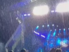Primeiro show da Expoagro tem vips na chuva e cantor falando de buracos de Dourados