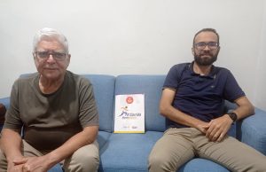 Organizadores da corrida Massa-Rotary entregam ofício de agradecimento a O Progresso