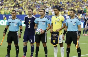 CBF envia ofício contestando gol anulado de Vini Jr. contra Escócia