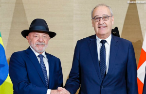 Lula tem reunião bilateral com o presidente da Suíça, Guy Parmelin