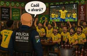 Noite de sábado com chuva, estreia da seleção e PM nos bares