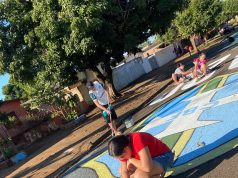 Saiba como foi a união dos vizinhos que pintaram quarteirão para torcerem juntos pelo Brasil