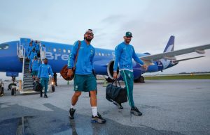 Seleção chega em Fort Lauderdale para duelo contra a Escócia