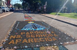 Tapete para celebração de Corpus Christi está pronto; veja fotos