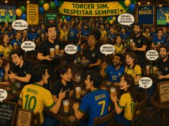 Vai torcer em bar? Veja algumas dicas para ficar bonito na fita