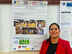 Acadêmica da Unigran EAD apresenta projeto de extensão brasileiro em simpósio internacional na Espanha