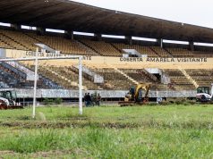 Federação de Futebol apresenta etapa de revitalização do gramado do Estádio Morenão