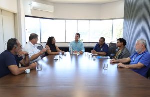 Simted e Fetems se reúnem com o prefeito de Dourados para tratativas do Piso 20 Horas